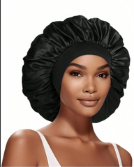 Pink Satin Hair Bonnet